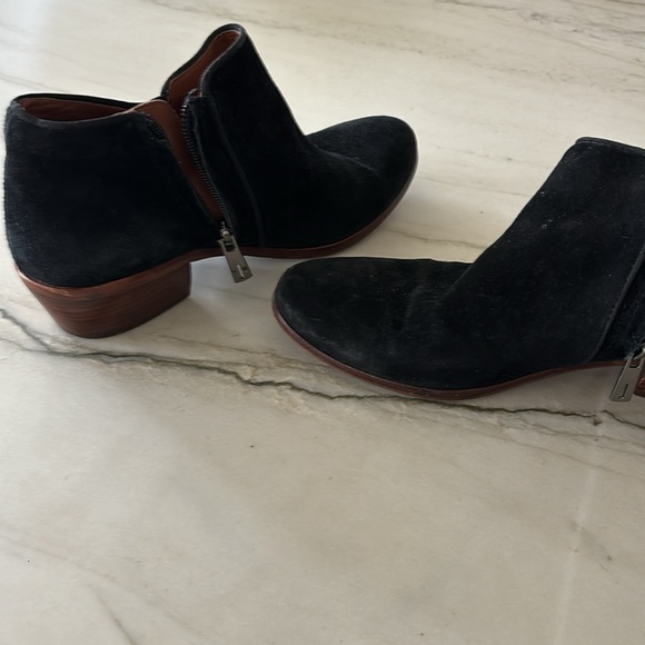 Sam Edelman Suede Petty Booties 8 - Picture 10 of 11